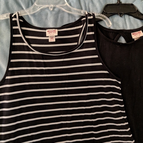 Mossimo dress bundle black and striped sz medium - Picture 2 of 3